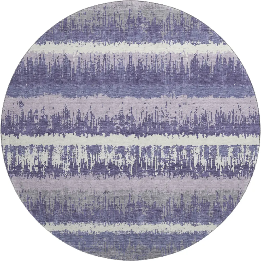 Mayfield AMF1013 Purple 8' x 8' Rug