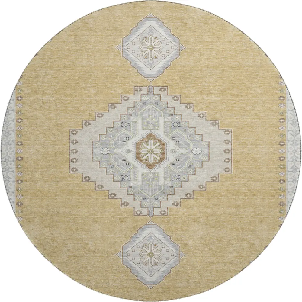Mayfield AMF1014 Gold 8' x 8' Rug