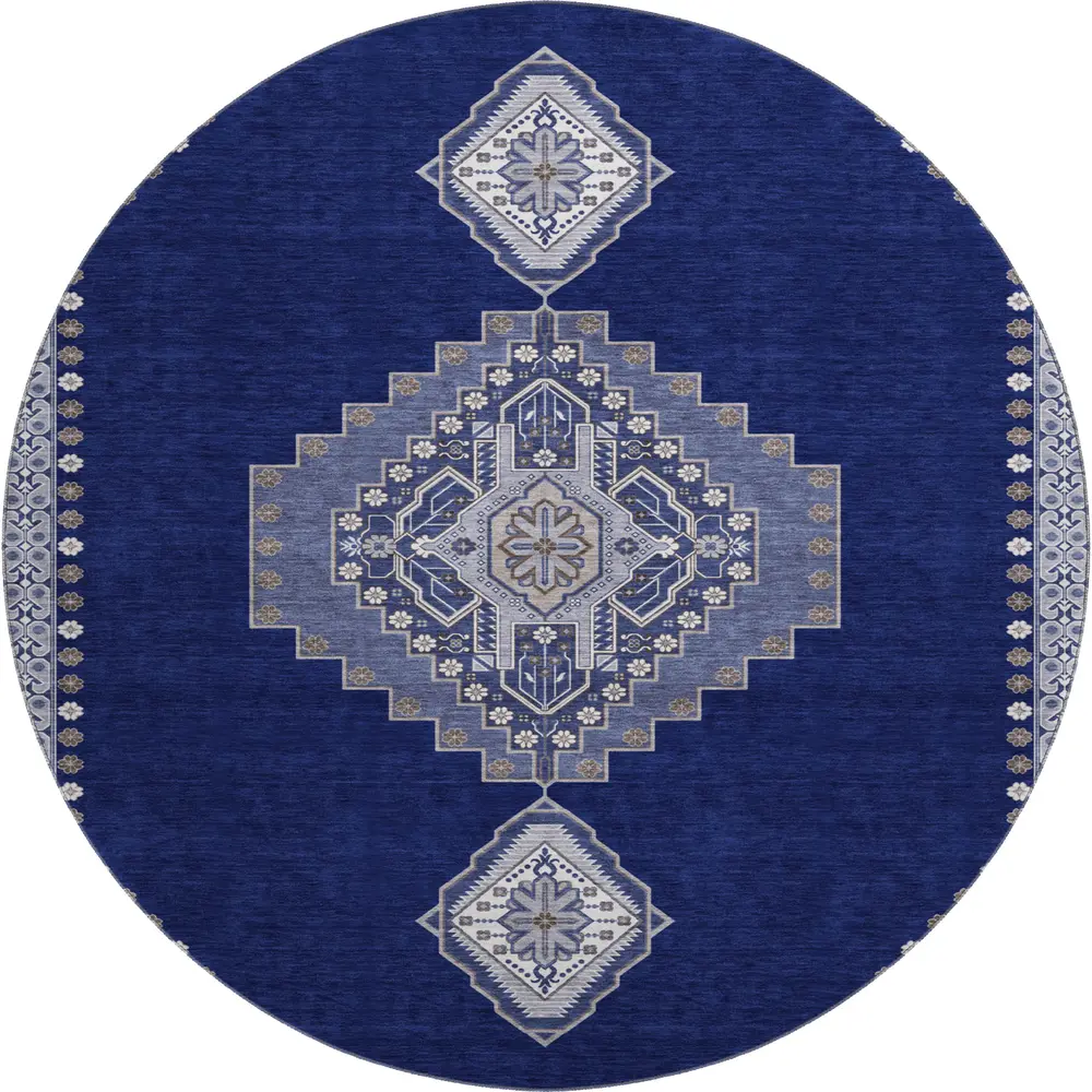 Mayfield AMF1014 Navy 8' x 8' Rug