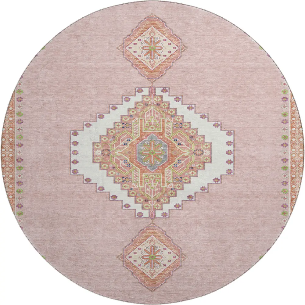 Mayfield AMF1014 Pink 8' x 8' Rug