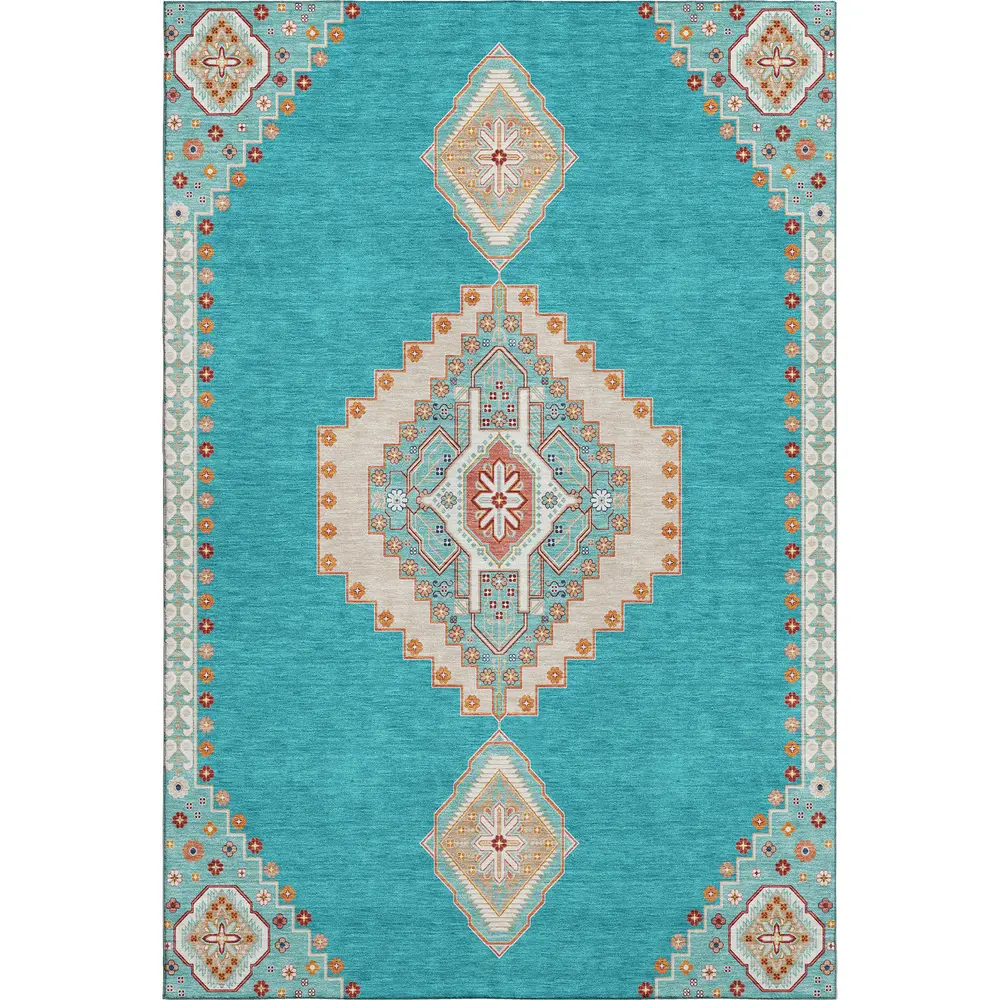 Mayfield AMF1014 Teal 10' x 14' Rug
