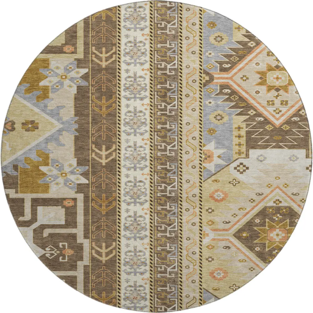 Mayfield AMF1015 Brown 8' x 8' Rug
