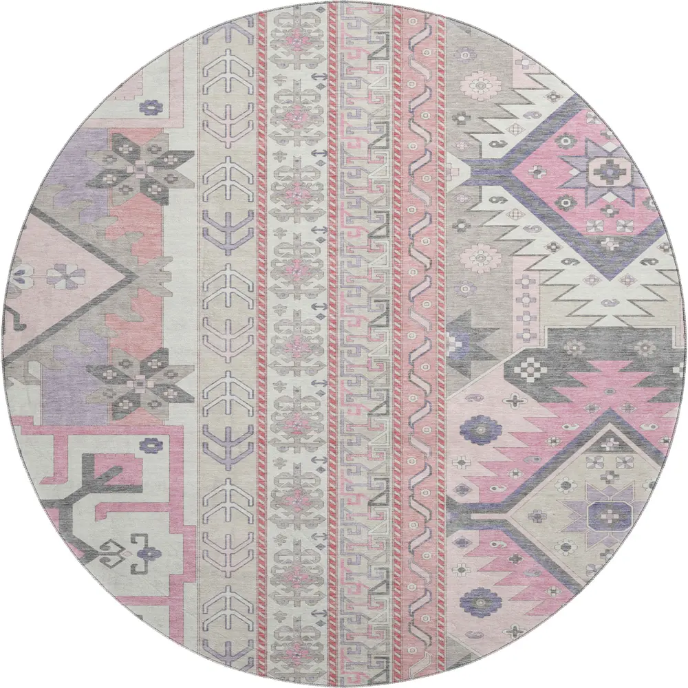Mayfield AMF1015 Pink 8' x 8' Rug