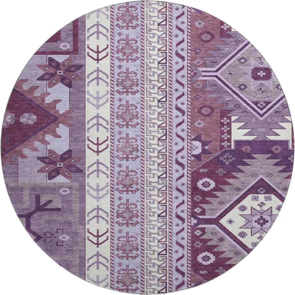 Mayfield AMF1015 Purple 8' x 8' Rug