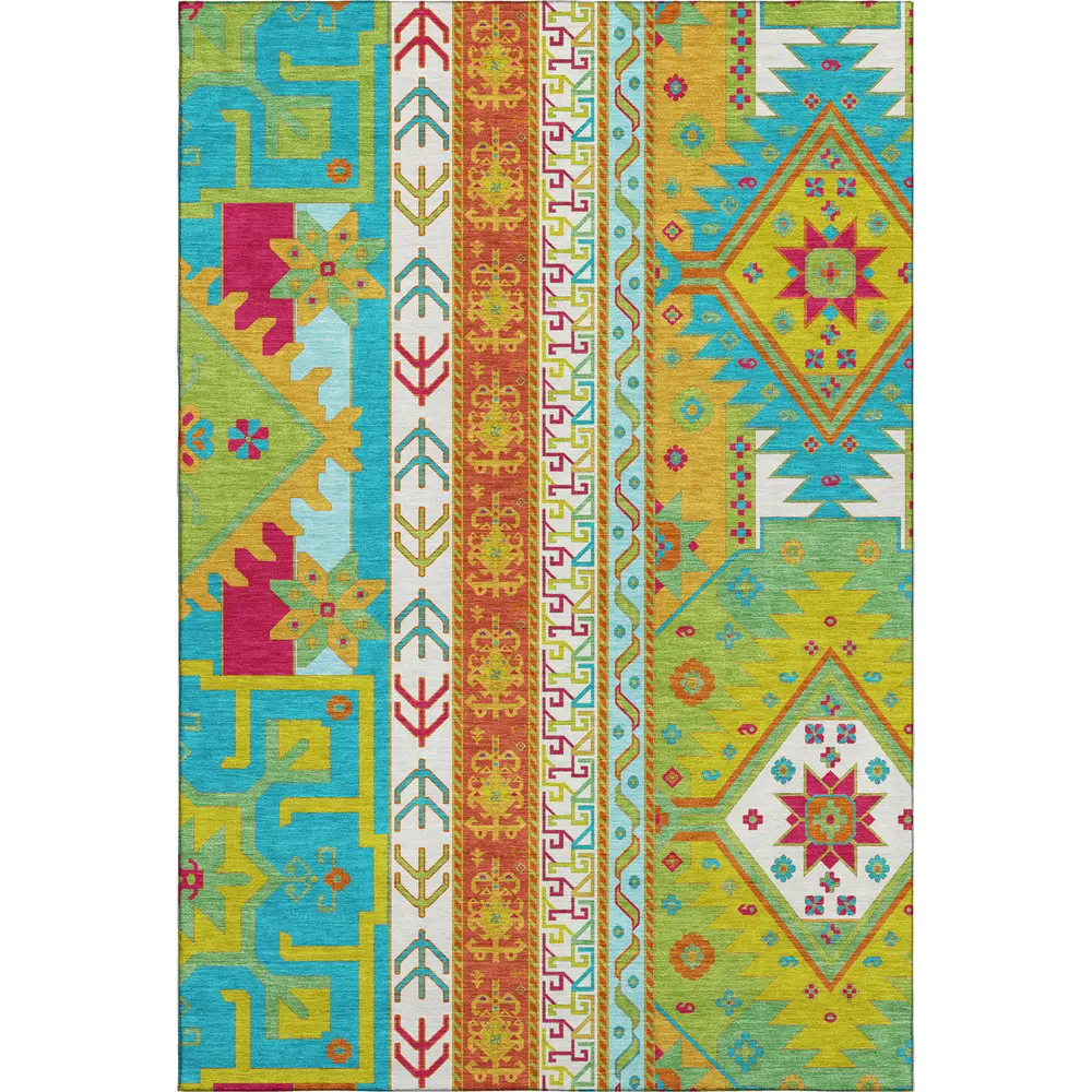 Mayfield AMF1015 Teal 9' x 12' Rug