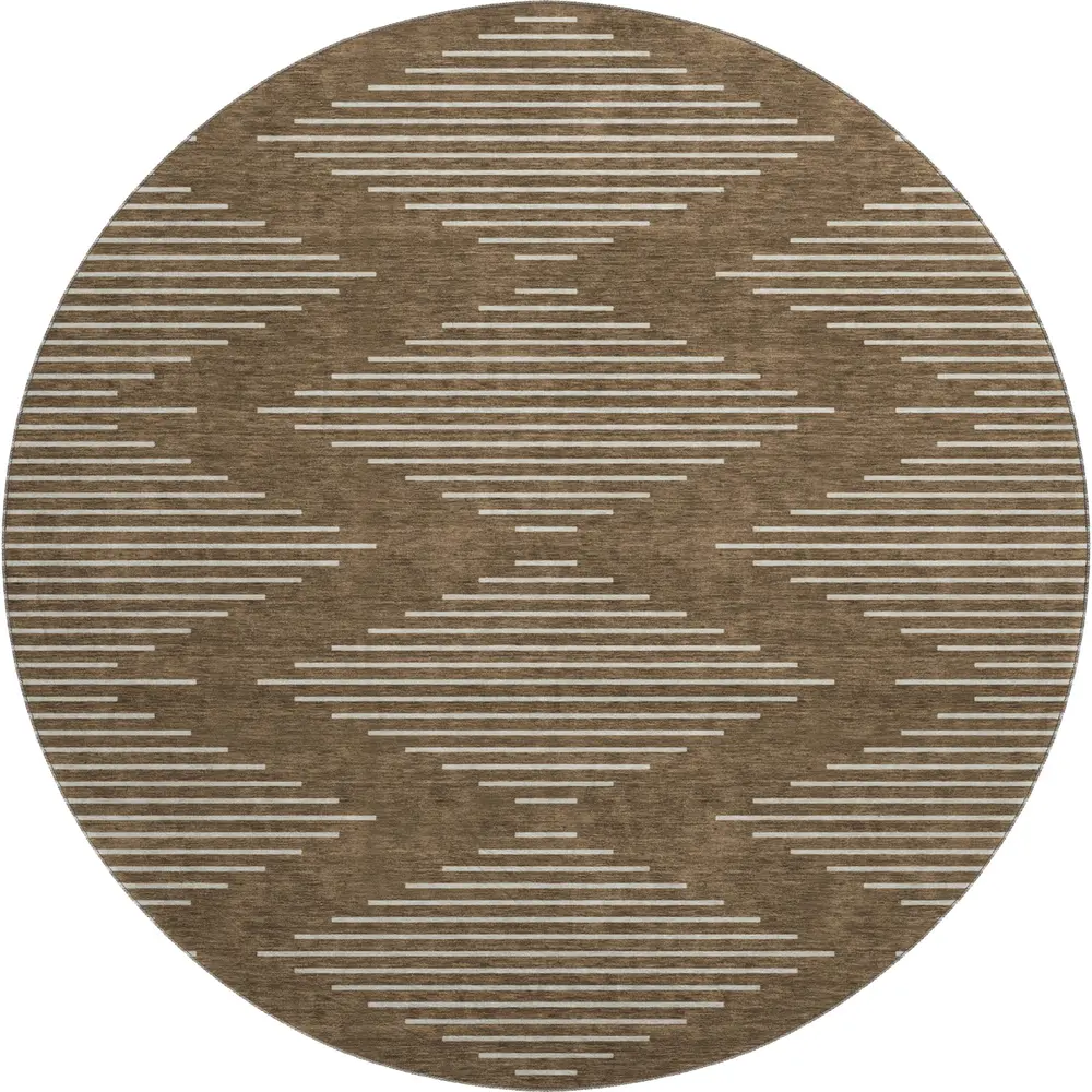 Mayfield AMF1016 Brown 8' x 8' Rug