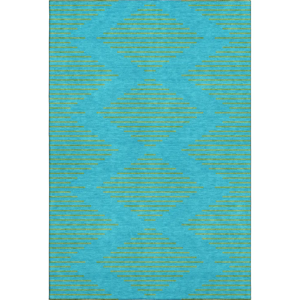Mayfield AMF1017 Aqua 3' x 5' Rug