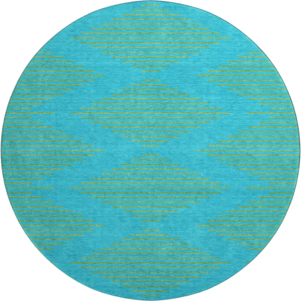 Mayfield AMF1017 Aqua 8' x 8' Rug