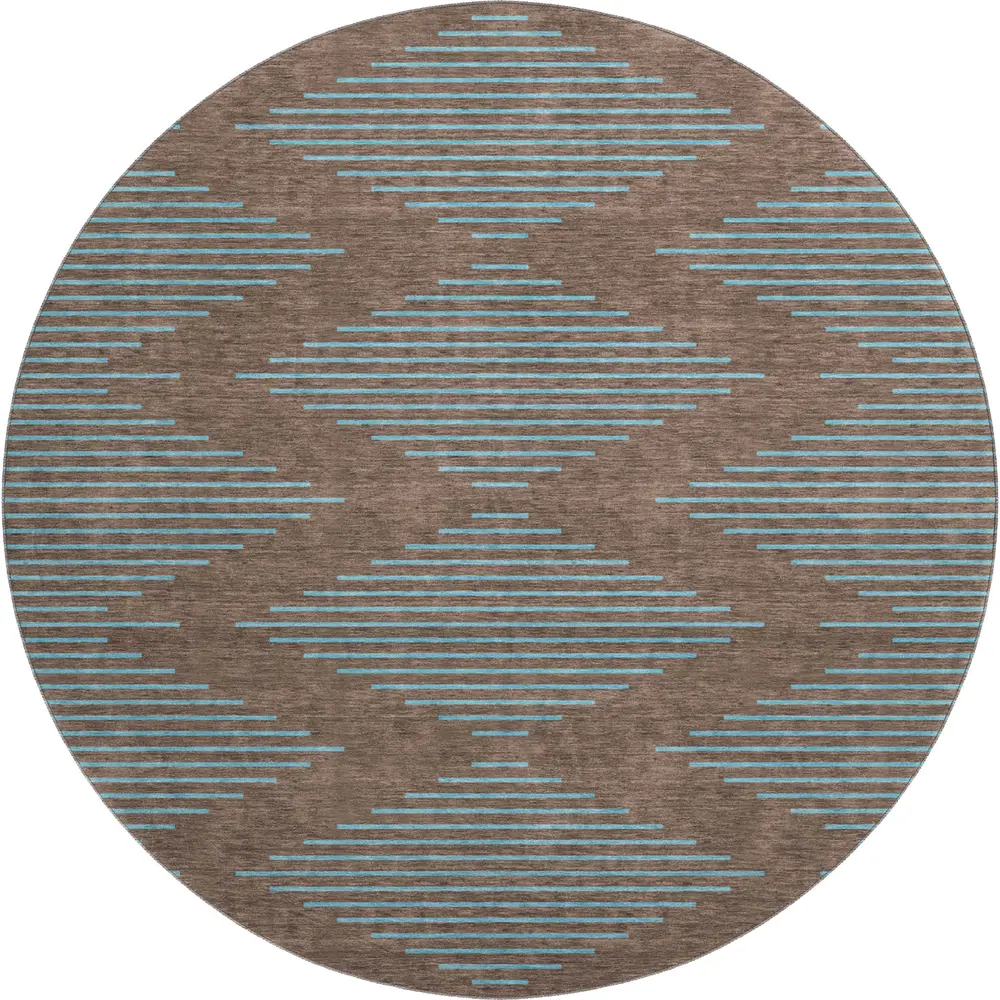 Mayfield AMF1017 Brown 8' x 8' Rug