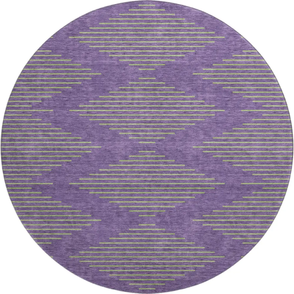 Mayfield AMF1017 Purple 8' x 8' Rug
