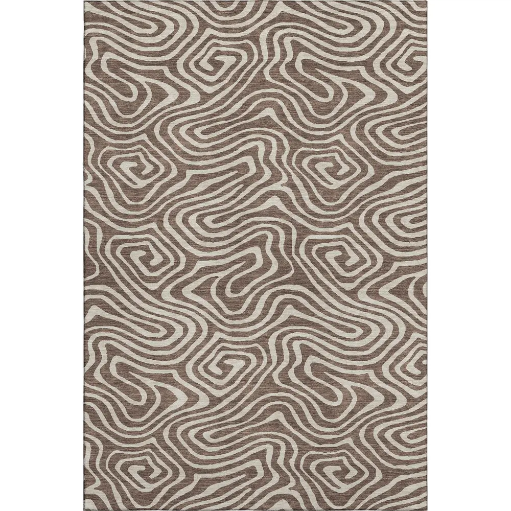 Mayfield AMF1020 Brown 3' x 5' Rug
