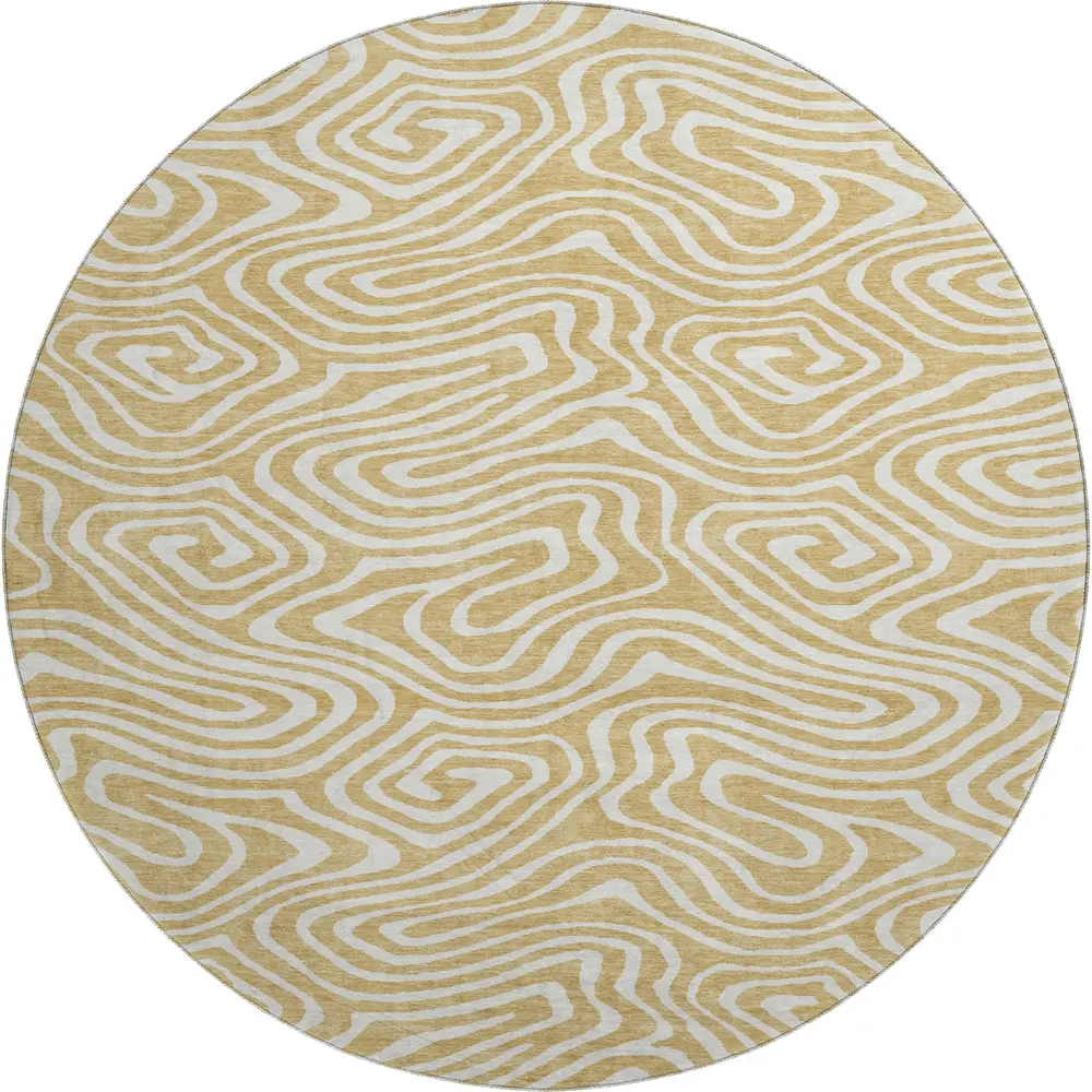 Mayfield AMF1020 Gold 8' x 8' Rug