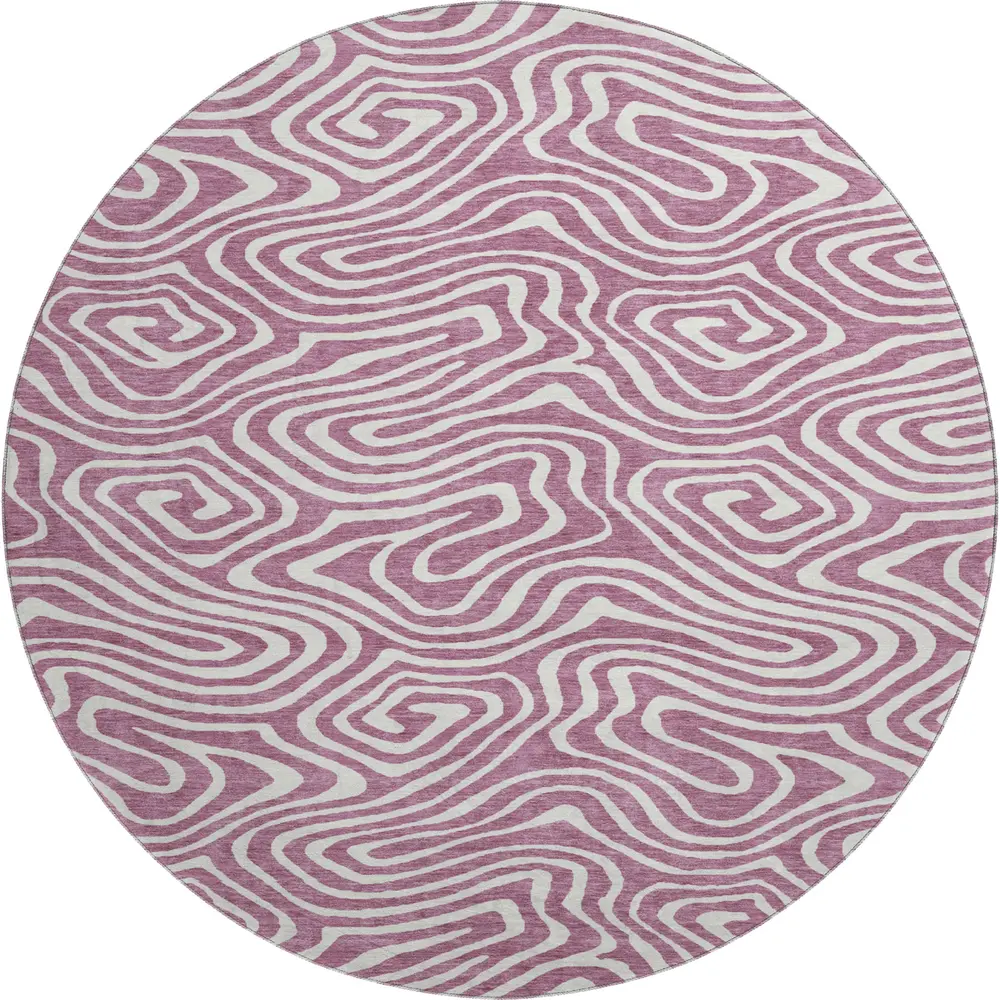 Mayfield AMF1020 Plum 8' x 8' Rug