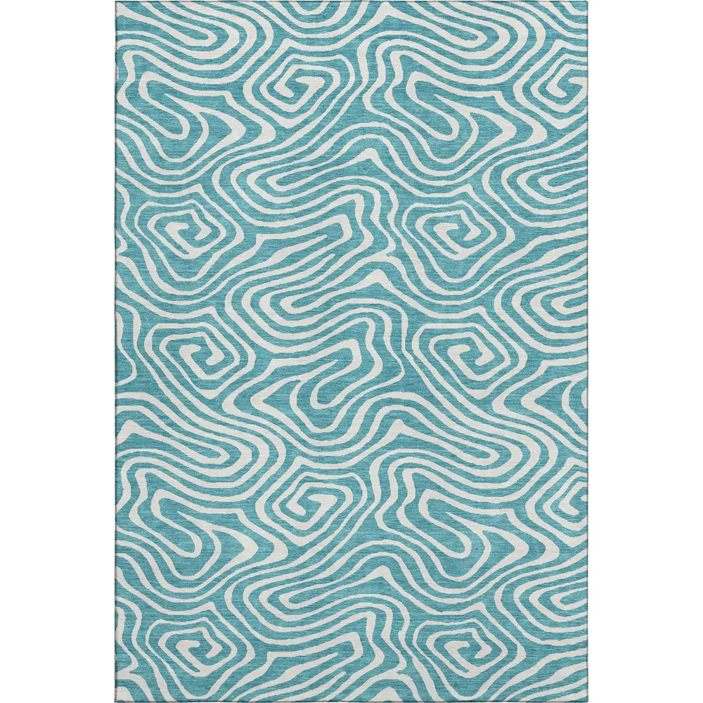 Mayfield AMF1020 Teal 9' x 12' Rug