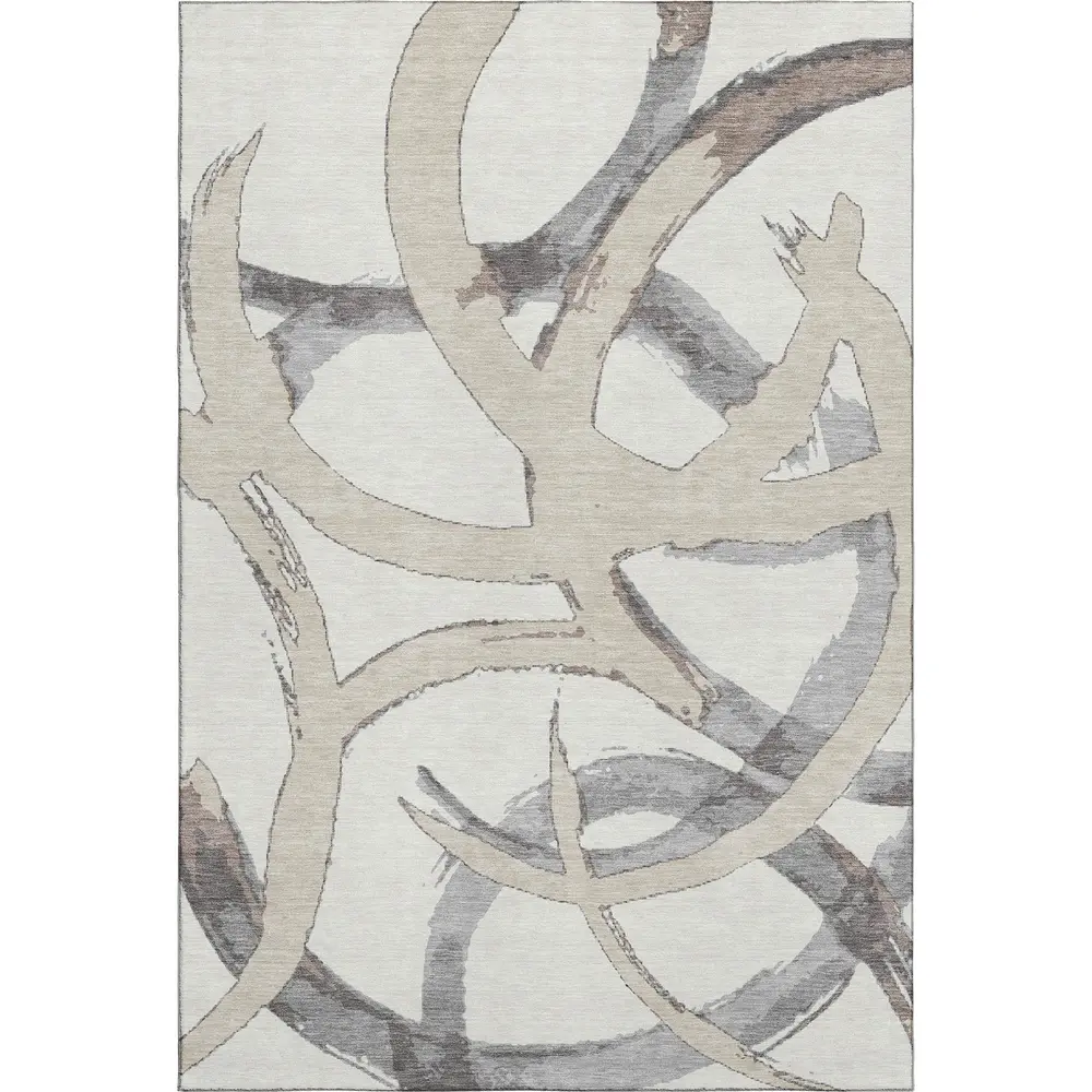 Mayfield AMF1022 Ivory 3' x 5' Rug