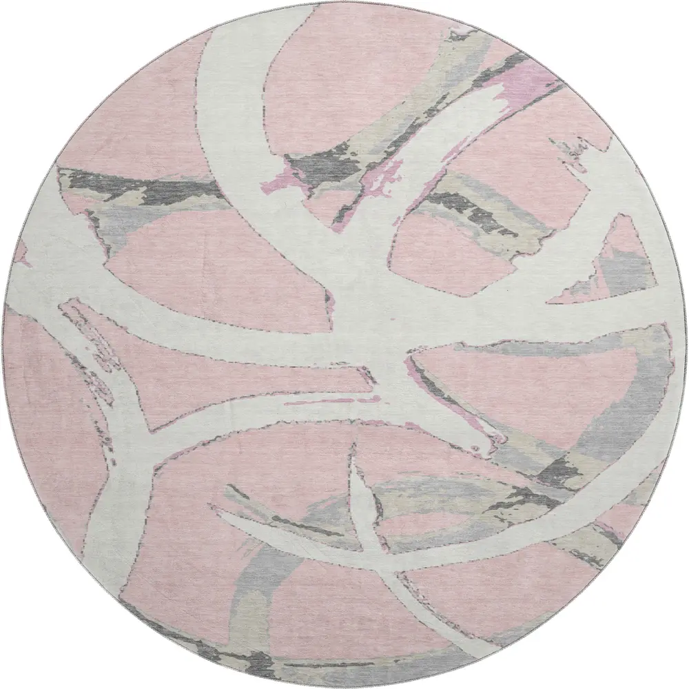 Mayfield AMF1022 Pink 8' x 8' Rug