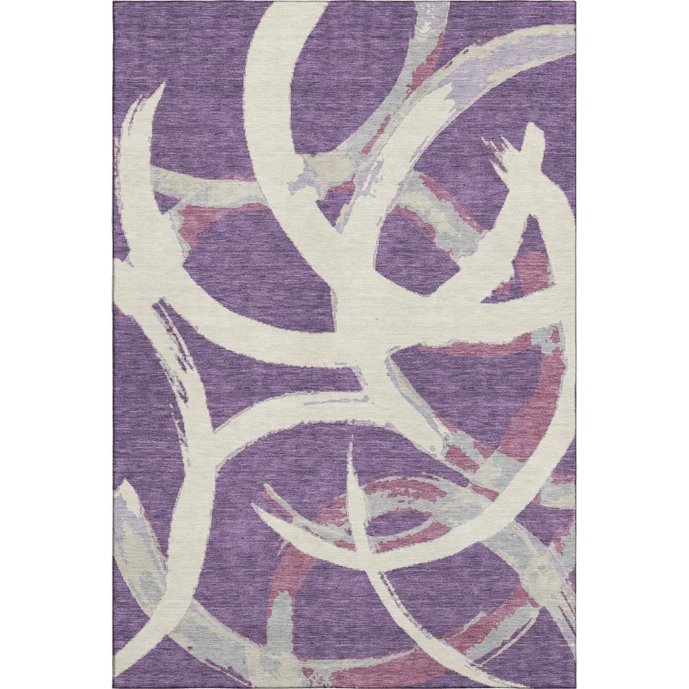 Mayfield AMF1022 Purple 3' x 5' Rug
