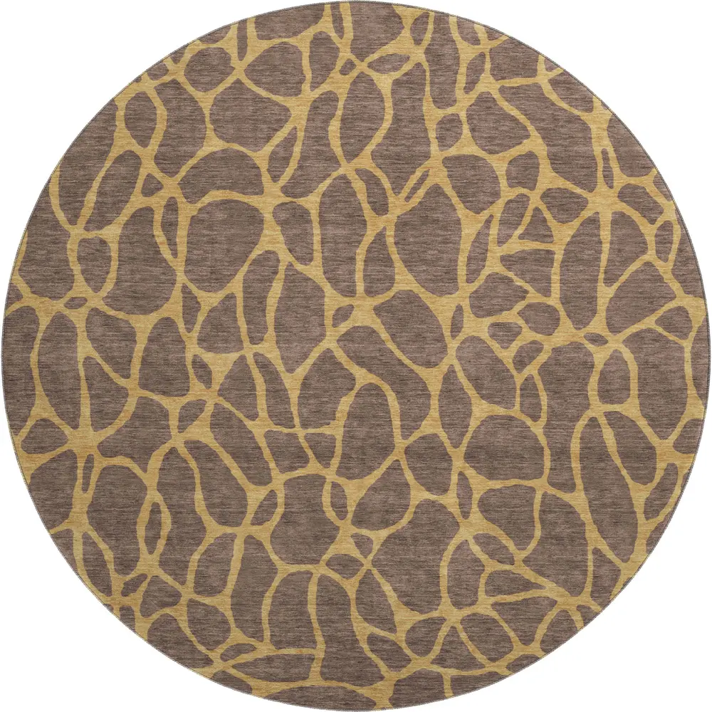 Mayfield AMF1023 Brown 8' x 8' Rug