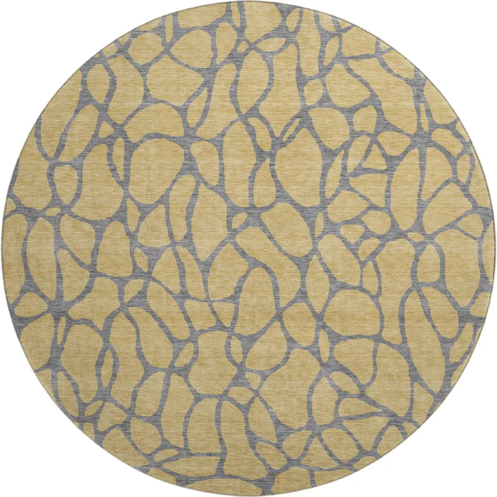 Mayfield AMF1023 Gold 8' x 8' Rug