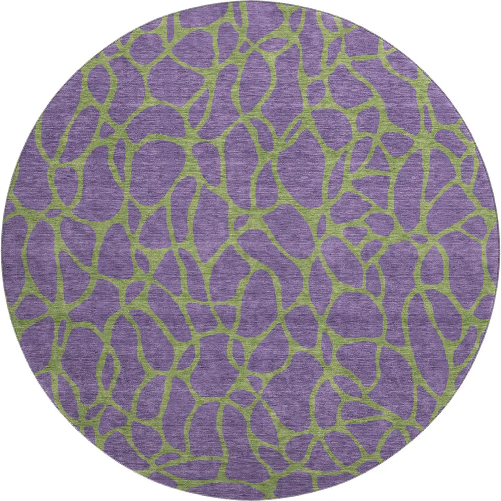 Mayfield AMF1023 Purple 8' x 8' Rug