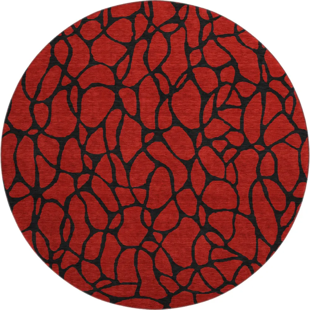 Mayfield AMF1023 Red 8' x 8' Rug