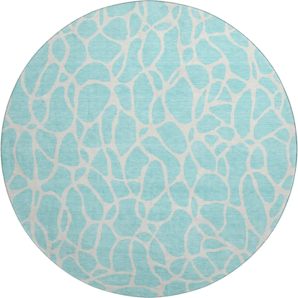 Mayfield AMF1024 Aqua 8' x 8' Rug
