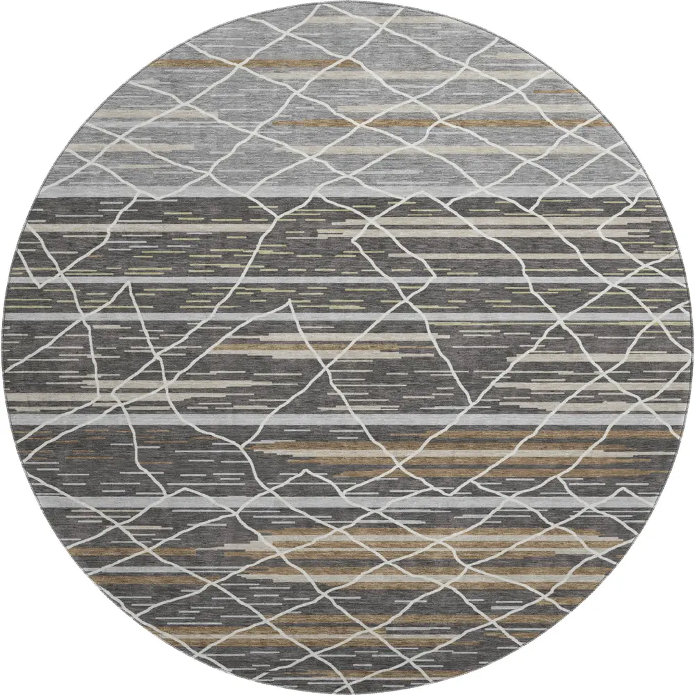 Mayfield AMF1025 Charcoal 8' x 8' Rug