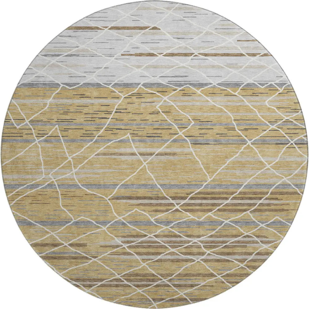 Mayfield AMF1025 Gold 8' x 8' Rug