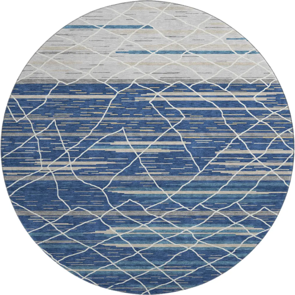 Mayfield AMF1025 Navy 8' x 8' Rug