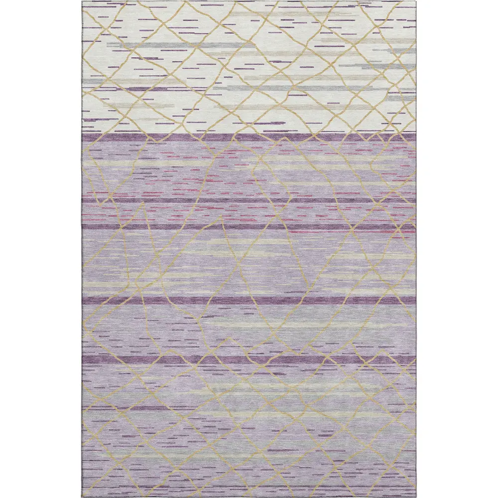 Mayfield AMF1025 Purple 3' x 5' Rug