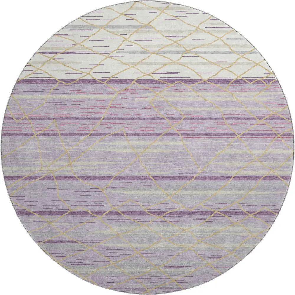 Mayfield AMF1025 Purple 8' x 8' Rug