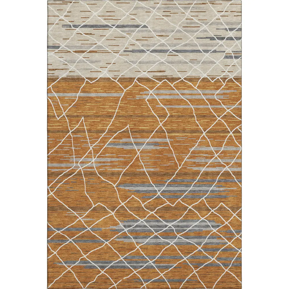 Mayfield AMF1025 Terracotta 9' x 12' Rug