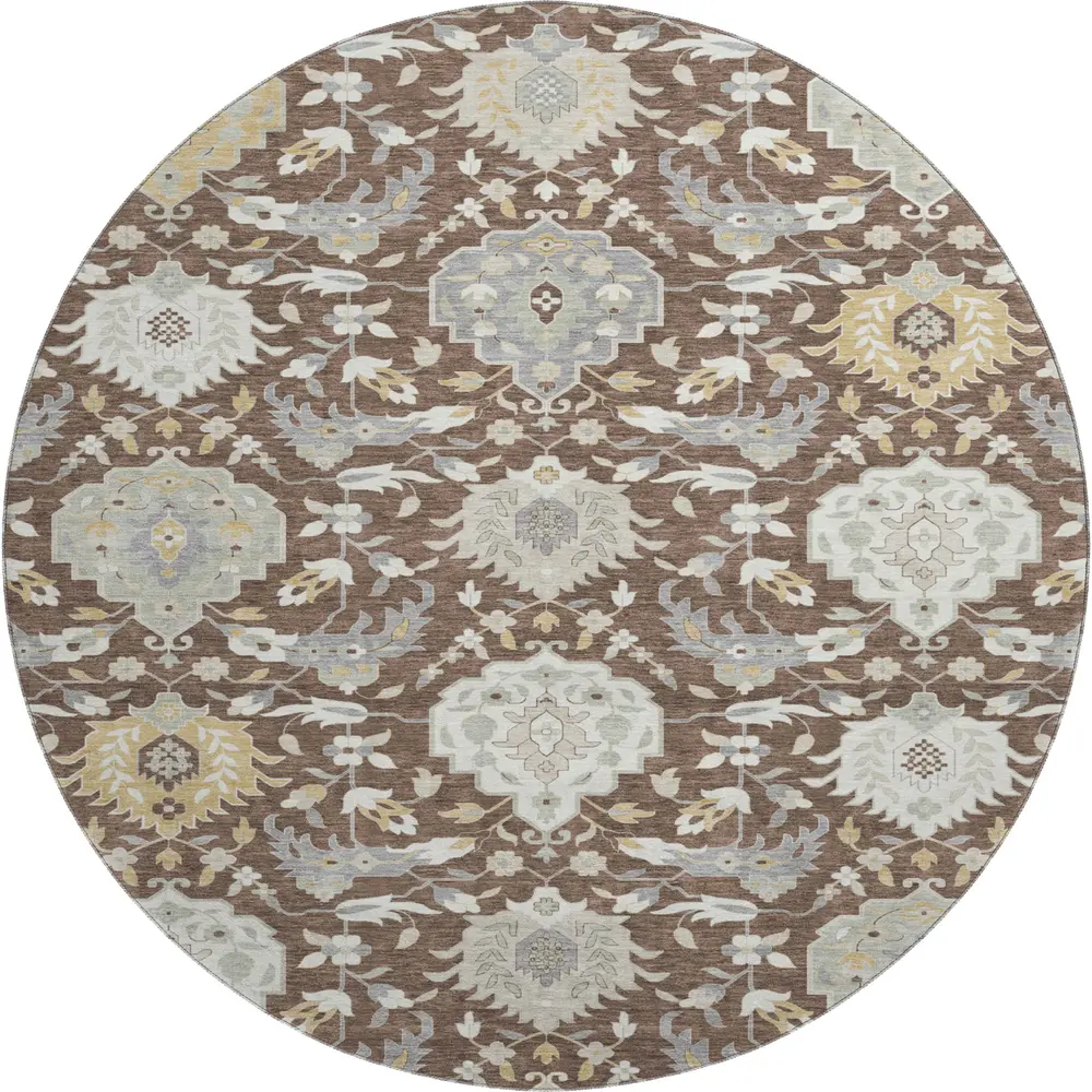 Mayfield AMF1026 Brown 8' x 8' Rug