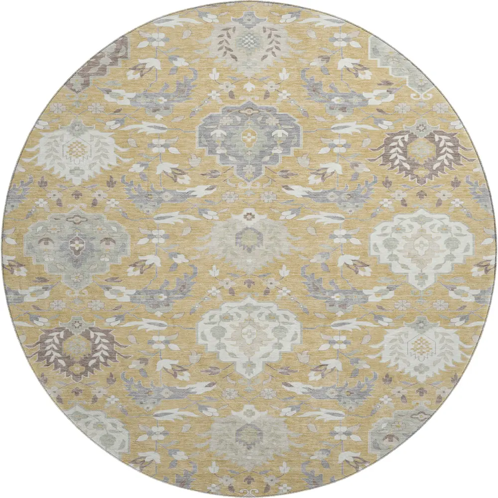 Mayfield AMF1026 Gold 8' x 8' Rug