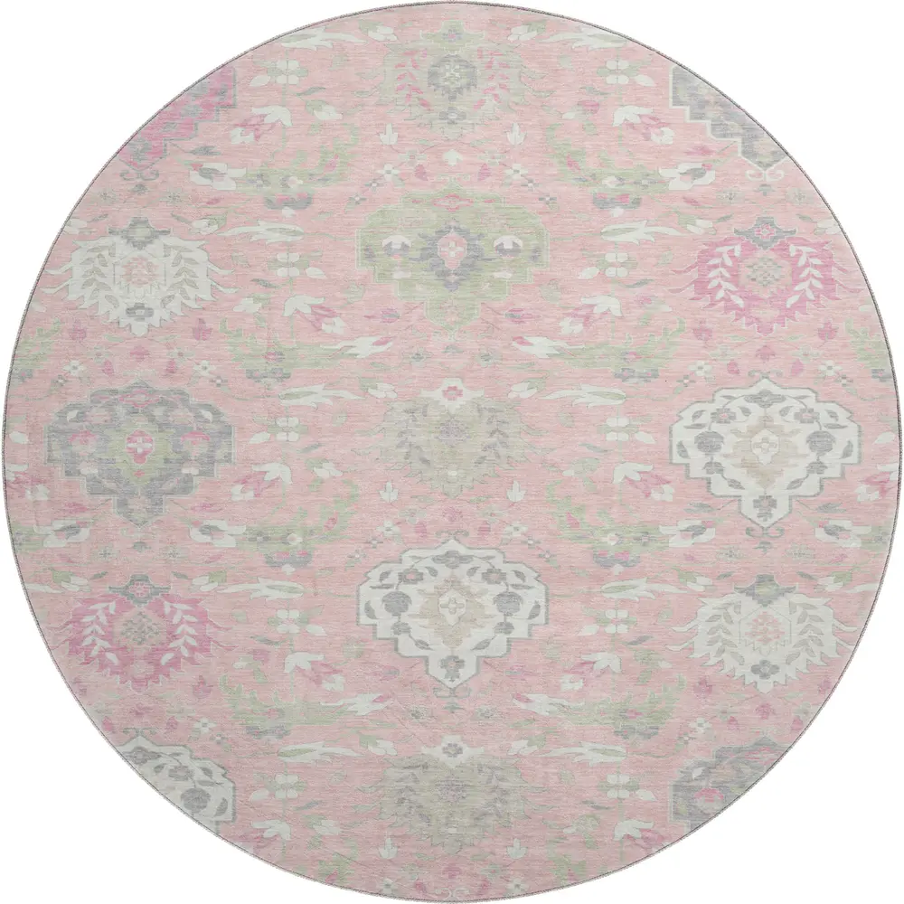 Mayfield AMF1026 Pink 8' x 8' Rug