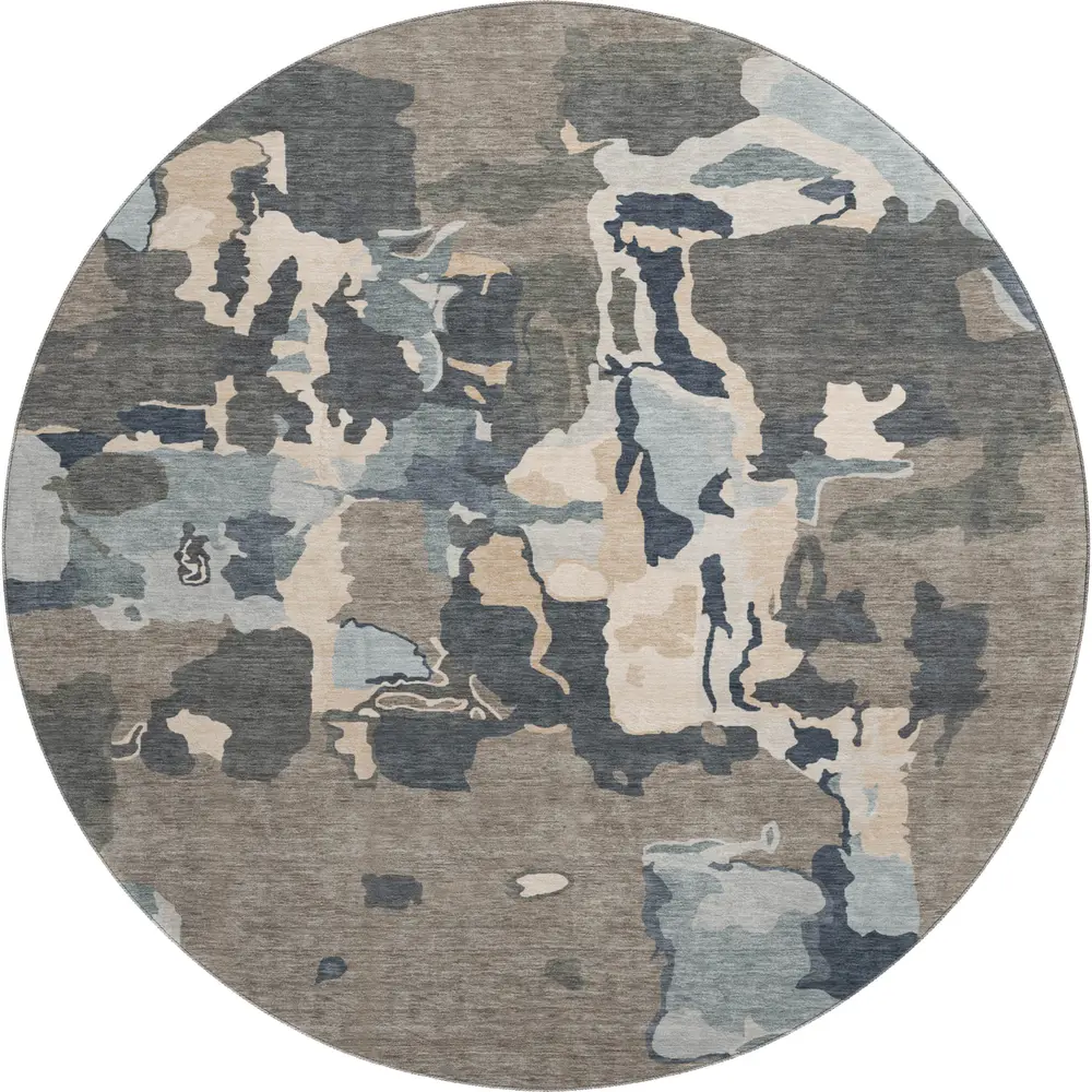 Mayfield AMF1028 Taupe 8' x 8' Rug