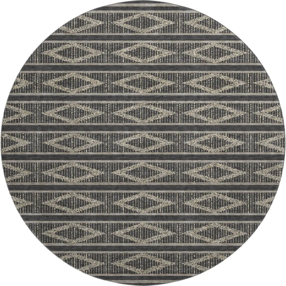 Mayfield AMF1029 Black 8' x 8' Rug
