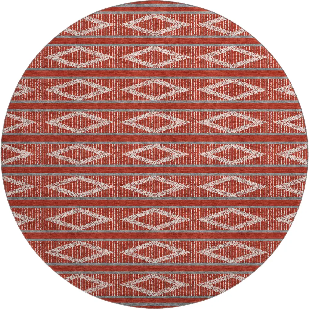 Mayfield AMF1029 Red 8' x 8' Rug