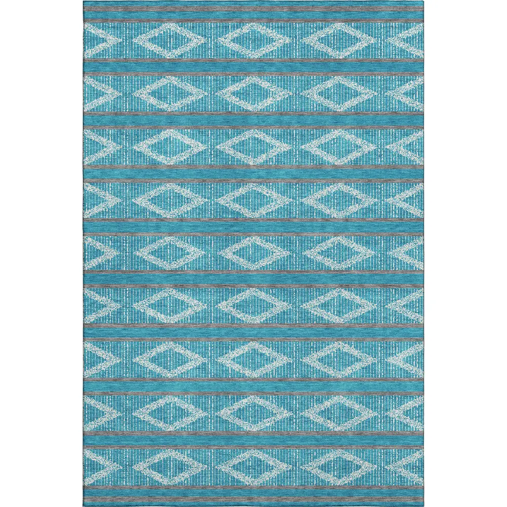 Mayfield AMF1029 Teal 3' x 5' Rug