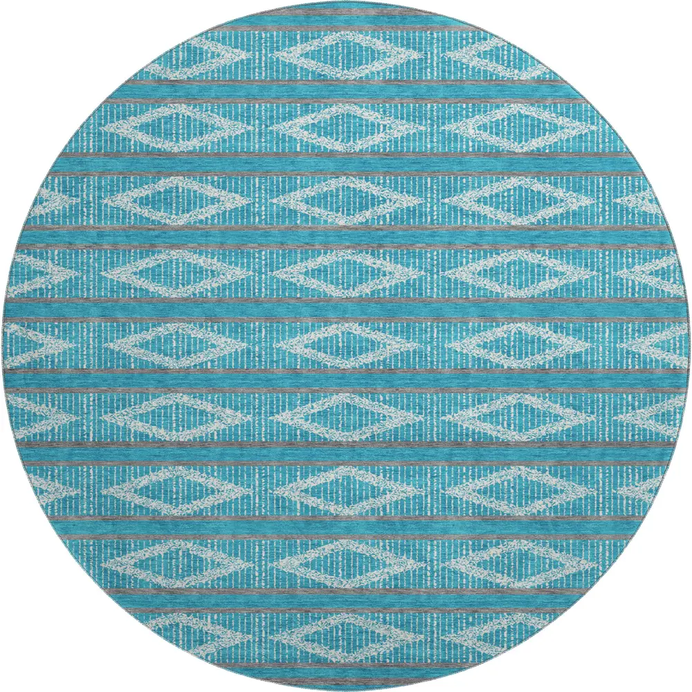 Mayfield AMF1029 Teal 8' x 8' Rug