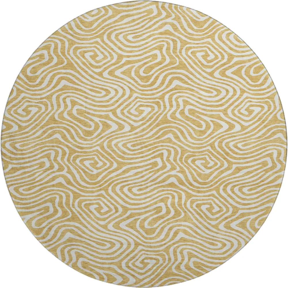 Mayfield AMF1030 Gold 8' x 8' Rug