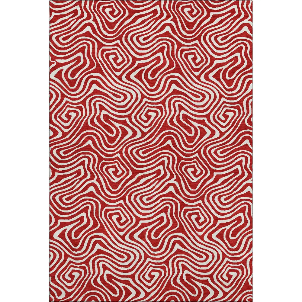 Mayfield AMF1030 Red 8' x 10' Rug