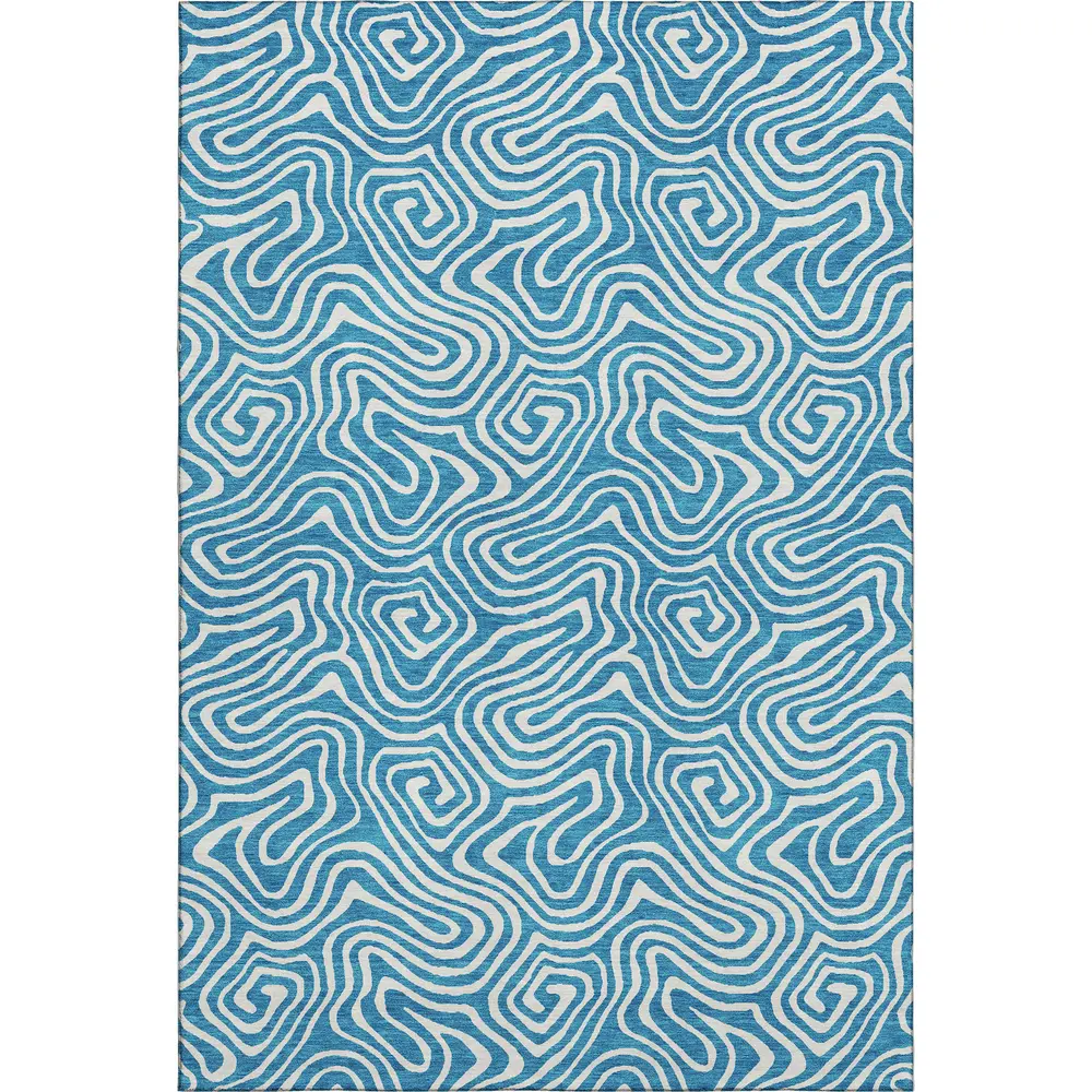 Mayfield AMF1030 Teal 10' x 14' Rug