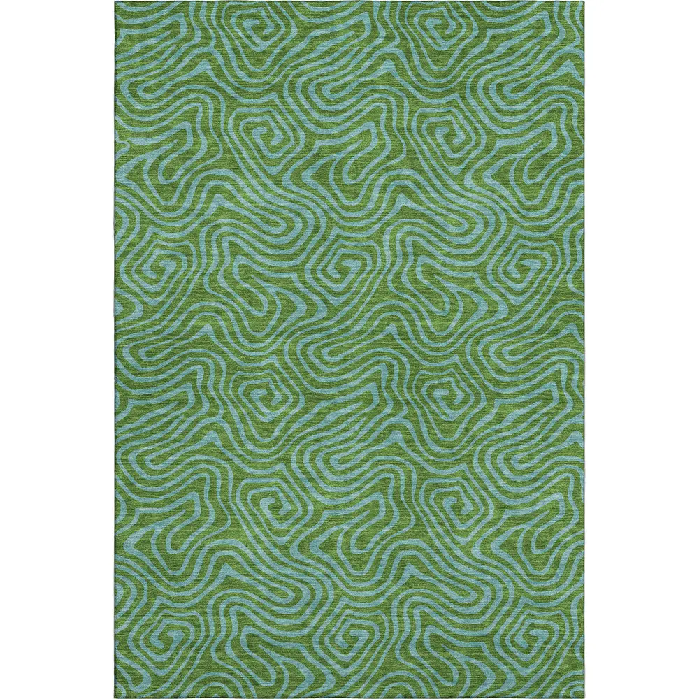 Mayfield AMF1031 Green 3' x 5' Rug