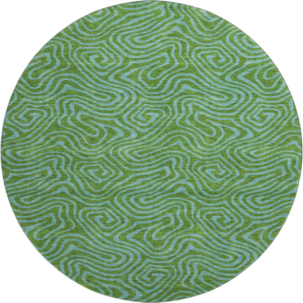 Mayfield AMF1031 Green 8' x 8' Rug