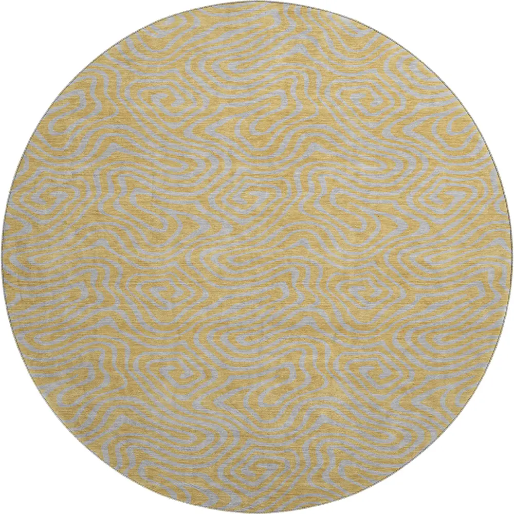 Mayfield AMF1031 Gold 8' x 8' Rug