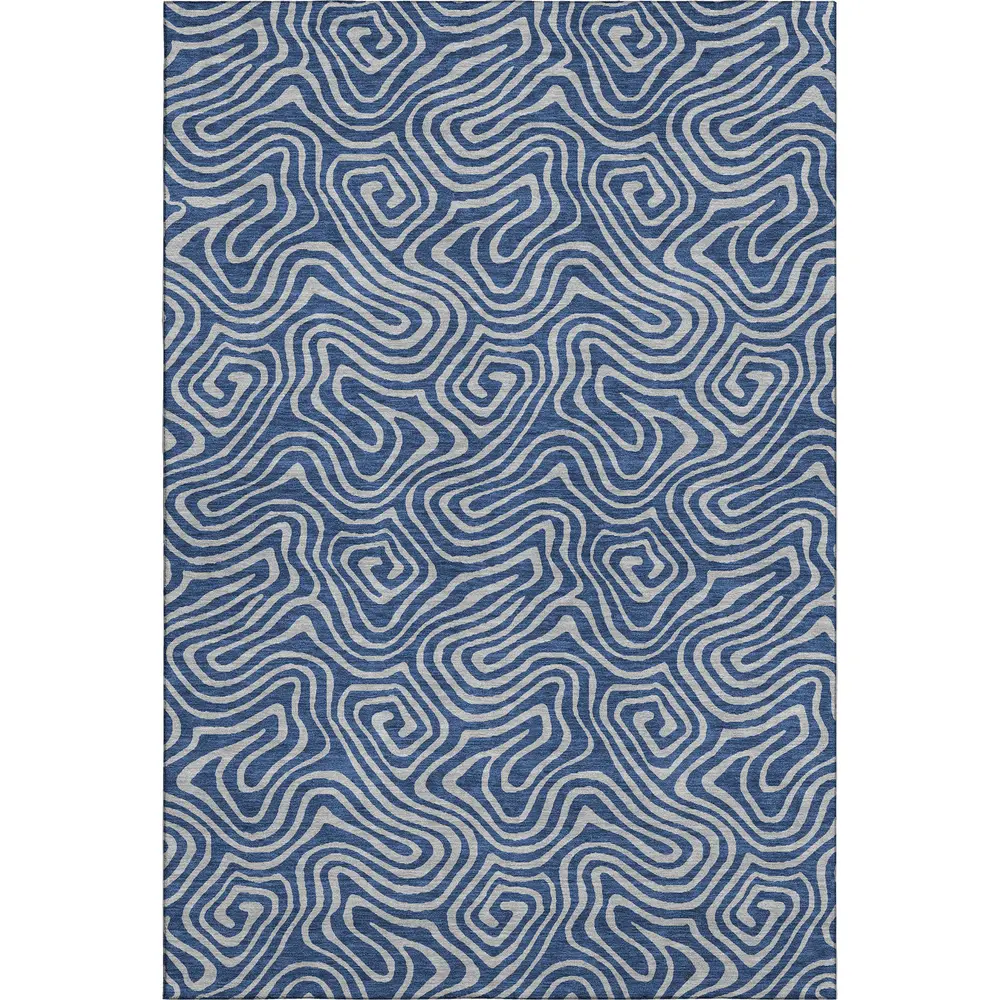 Mayfield AMF1031 Navy 3' x 5' Rug