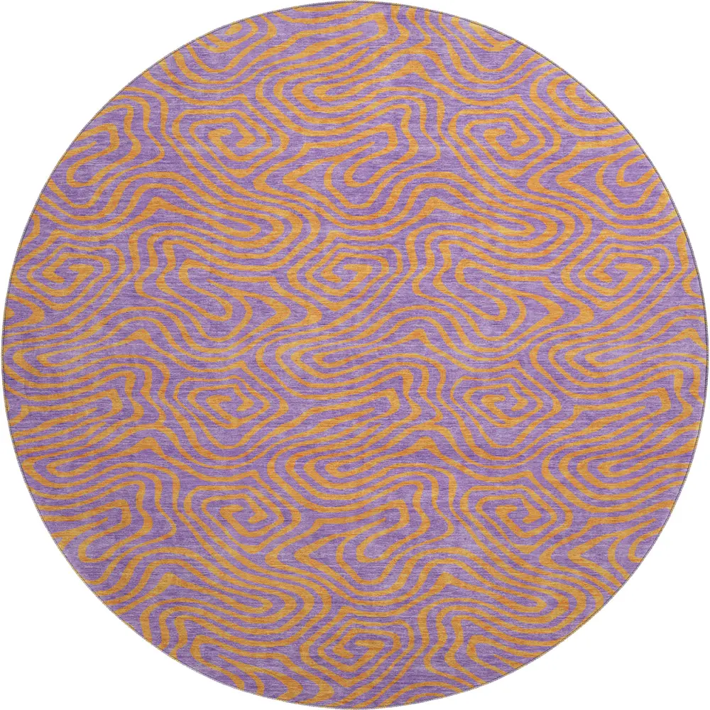 Mayfield AMF1031 Purple 8' x 8' Rug