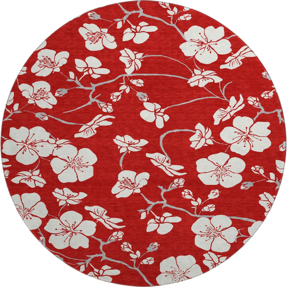 Mayfield AMF1032 Red 8' x 8' Rug