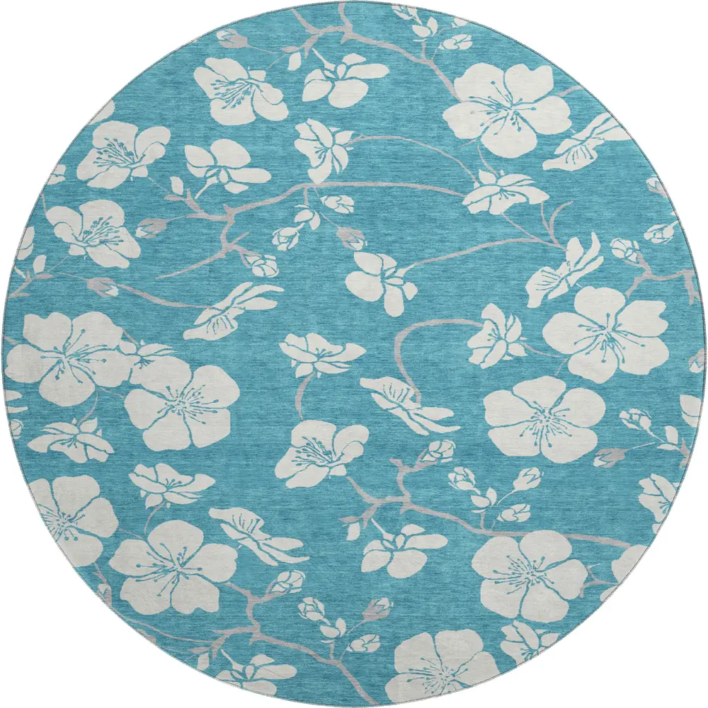 Mayfield AMF1032 Turquoise 8' x 8' Rug